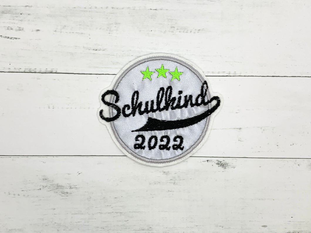 Klett-Applikation Schulkind 2022, reflektierend/schwarz/neongrün