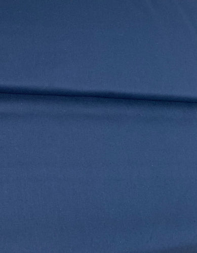 Baumwollstoff Uni navi-dunkelblau