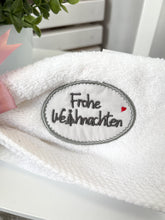 Gästehandtuch „frohe Weihnachten“