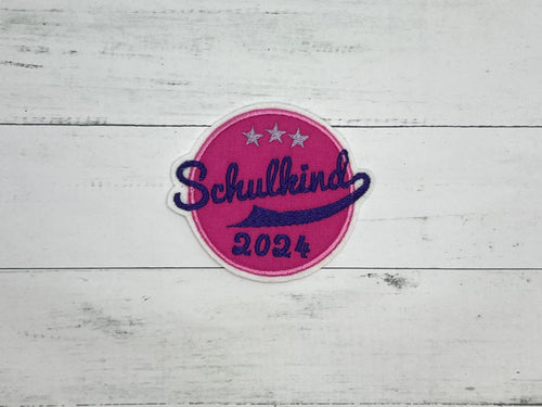 Schulkind 2025 pink/lila/flieder