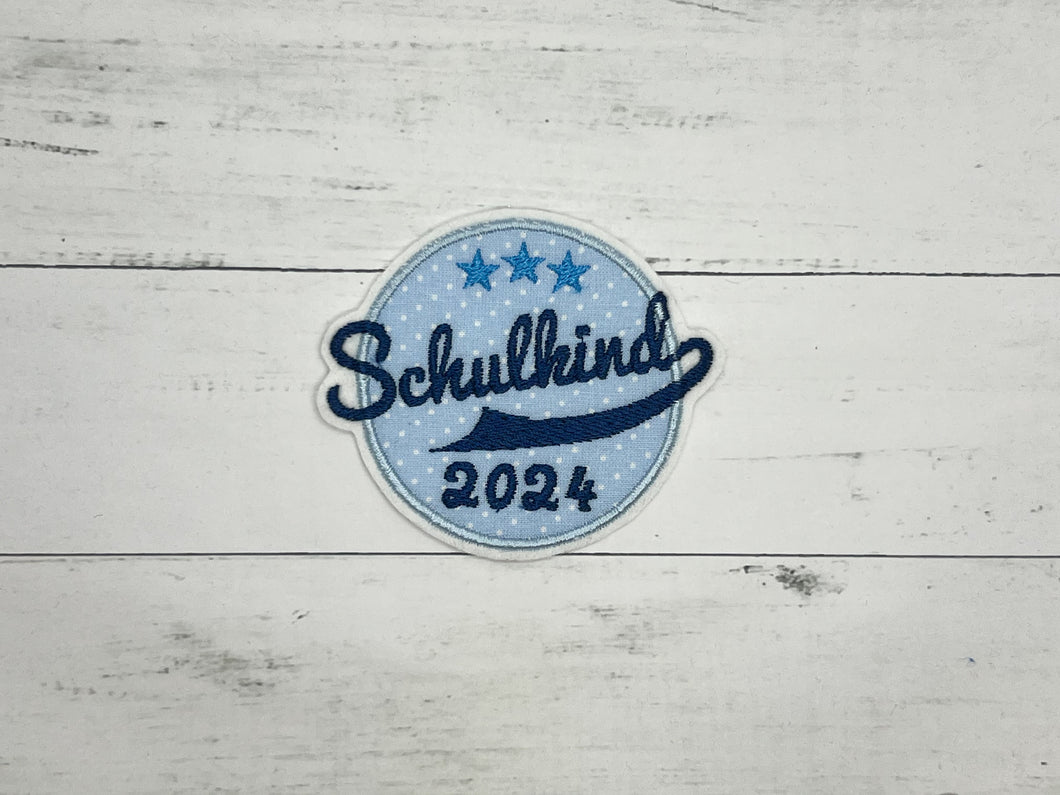Schulkind 2024 hellblau/dunkelblau/mittelblau