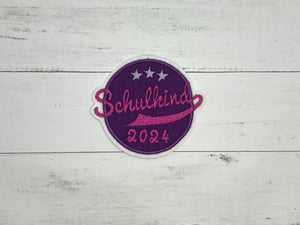 Schulkind 2024 beere/dunkelpink/flieder