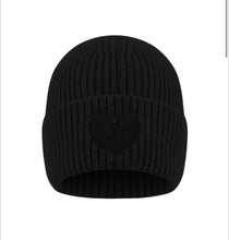 Mütze Herz in schwarz