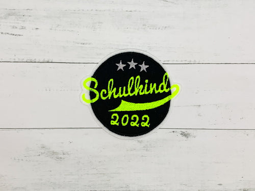 Schulkind schwarz/neongelb/grau