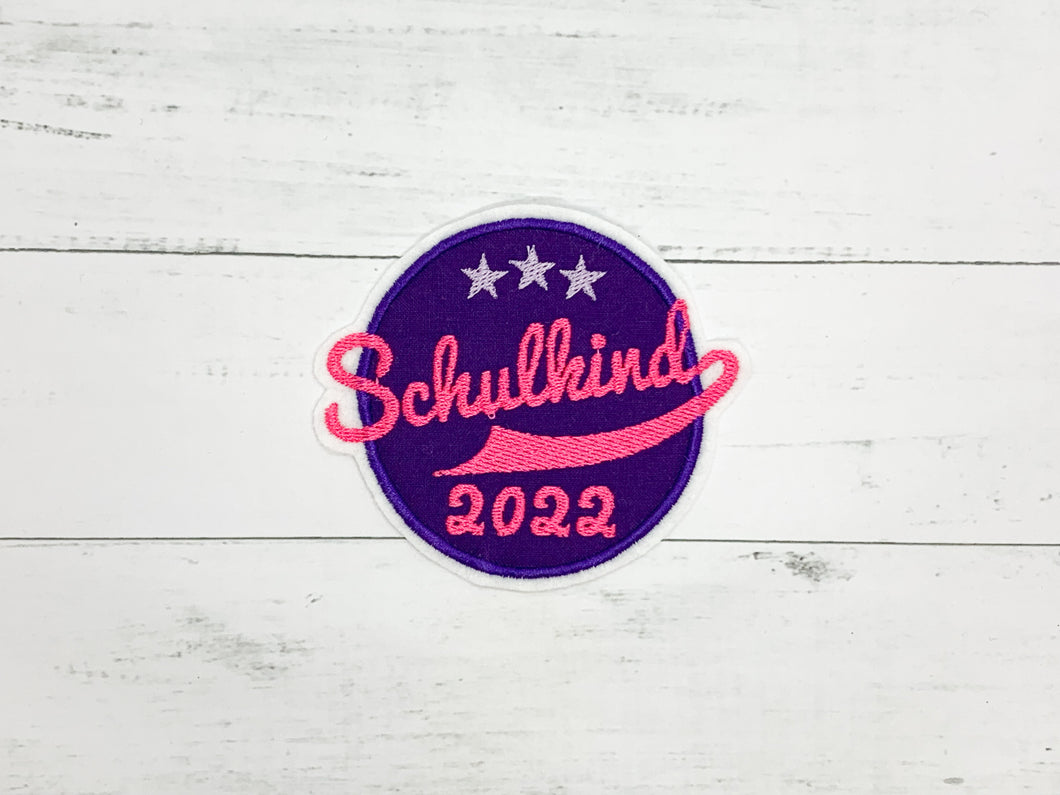 Schulkind lila/grelles pink/flieder