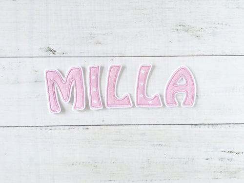 Buchstaben deiner Wahl in rosa, ca 4,5cm hoch