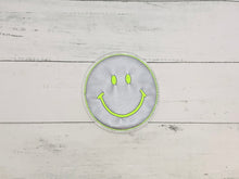 Tornister/ Ranzen - Patch Smiley reflektierend/neongelb