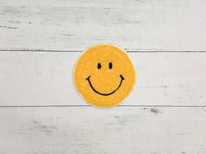 Tornister/ Ranzen - Patch Smiley „Frottee“