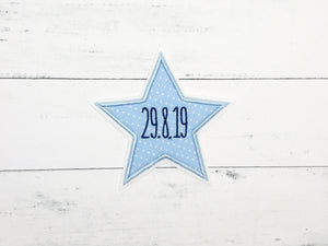 Stern mit Datum