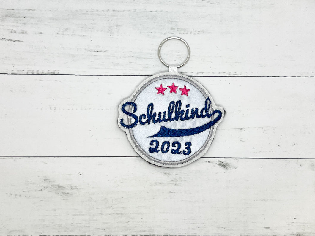 Anhänger Schulkind 2025 reflektierend